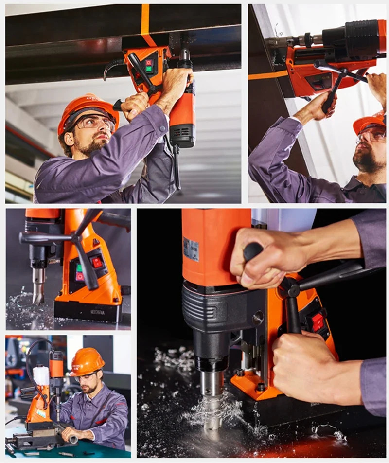 Iron Suction Drilling Machine Stepless Speed Regulation Electromagnetic Drilling