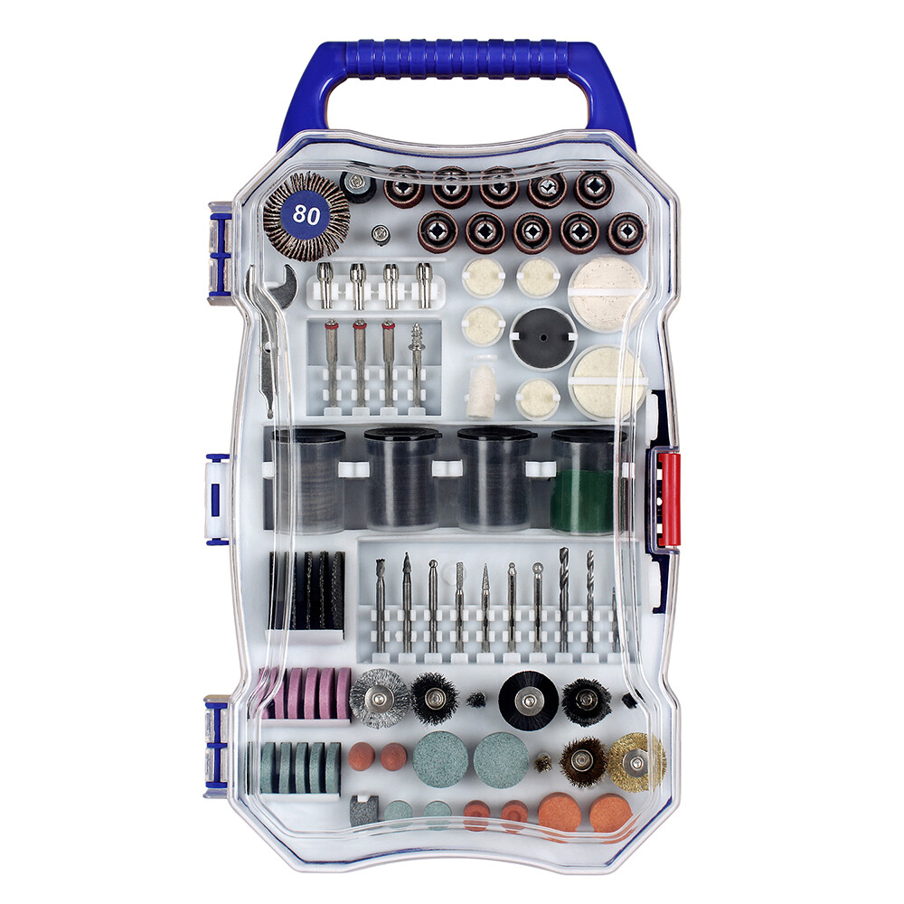 WORKPRO 208PC Dremel Rotary Tool Accessories Kit Grinding Sanding Polishing Set