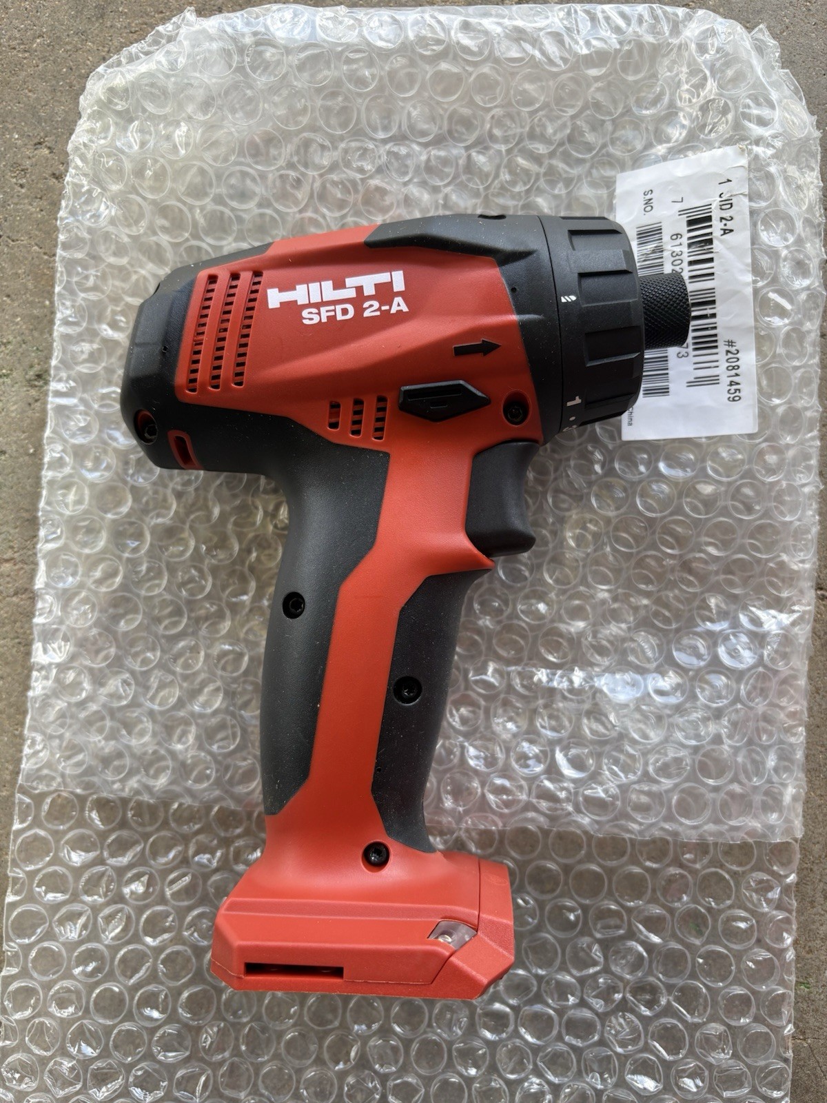 Hilti SFD 2-A 1/4 Cordless Drill Driver. No Battery.