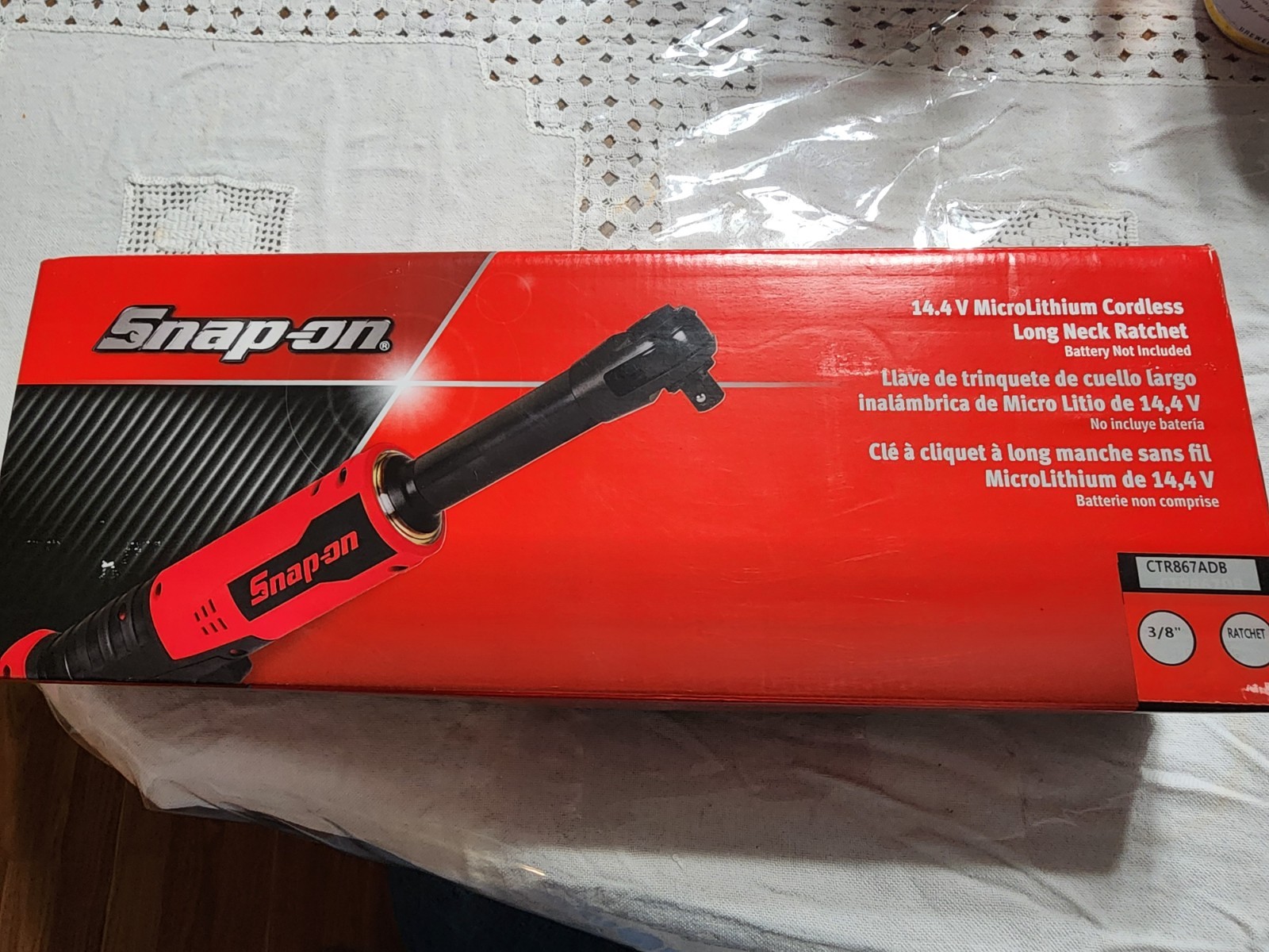 14.4 V Microlitihium Cordless Long Neck Ratchet Battery Not Included