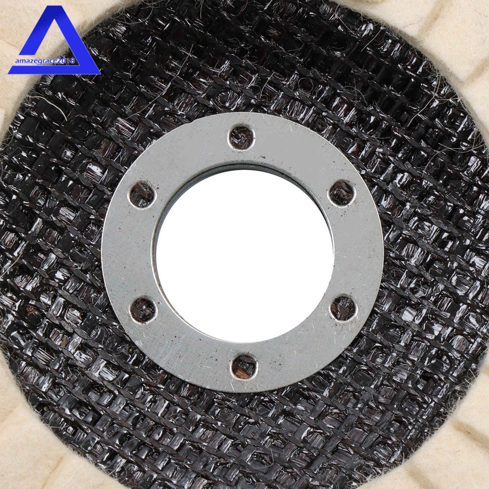 5 Pack Felt Flap Disc Abrasives 4-1/2&Prime; × 7/8&Prime; Arbor, Wool Polishing Wheel Disc