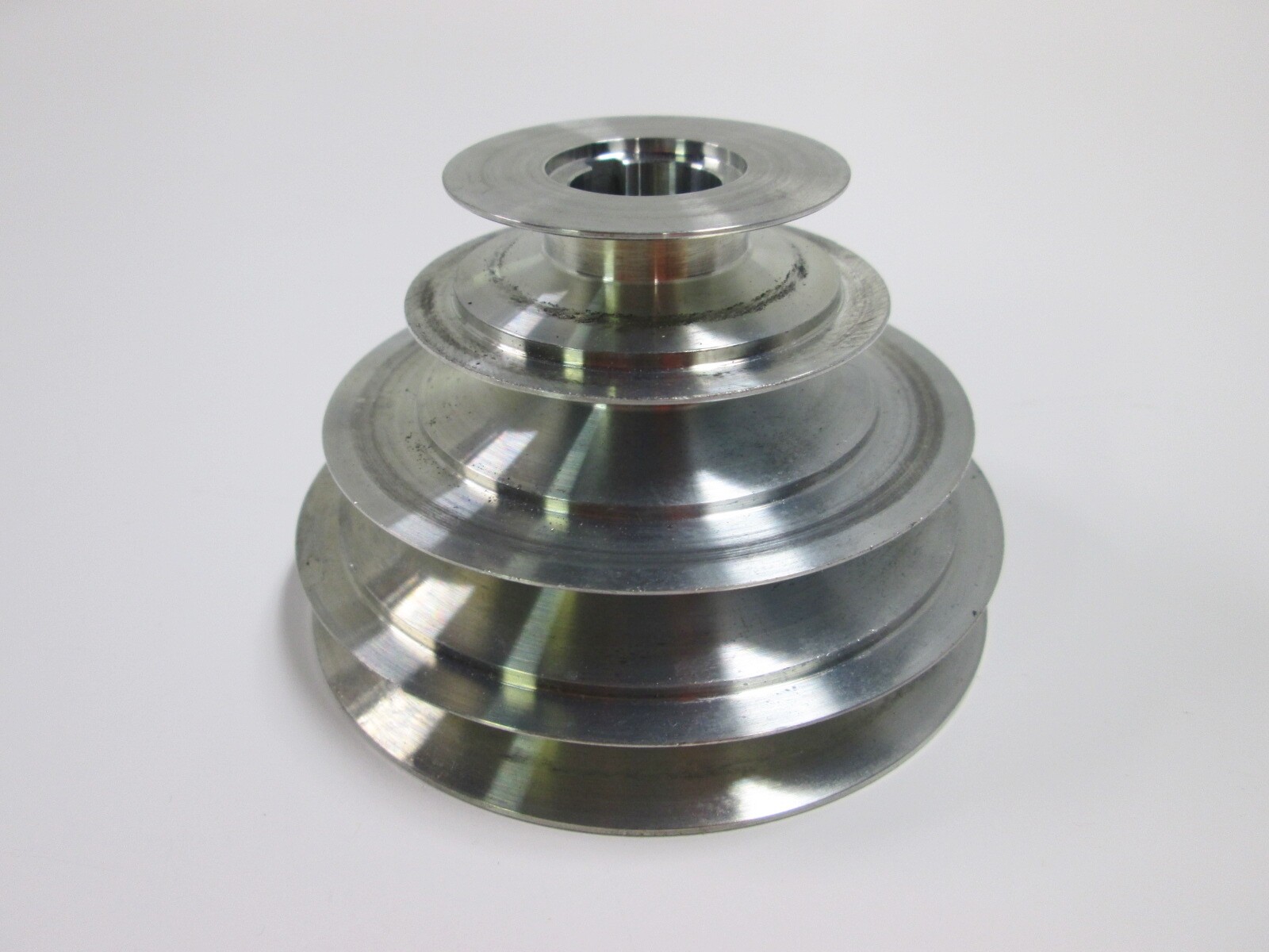 4-Step Cone Pulley 3/4&Prime; Keyed Bore; Replacement for Lathe Drill Press Scroll Saw