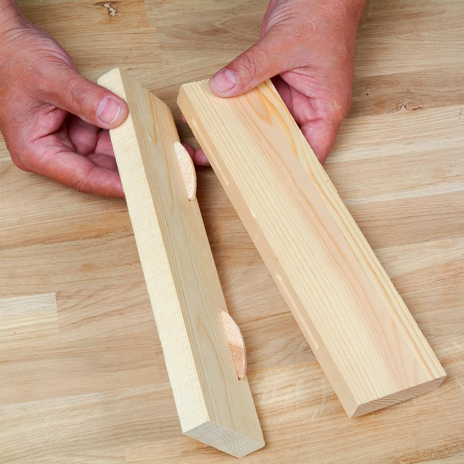 Beechwood Joining Biscuits (No. 10) – 1000 Pcs for Woodworking & Framing