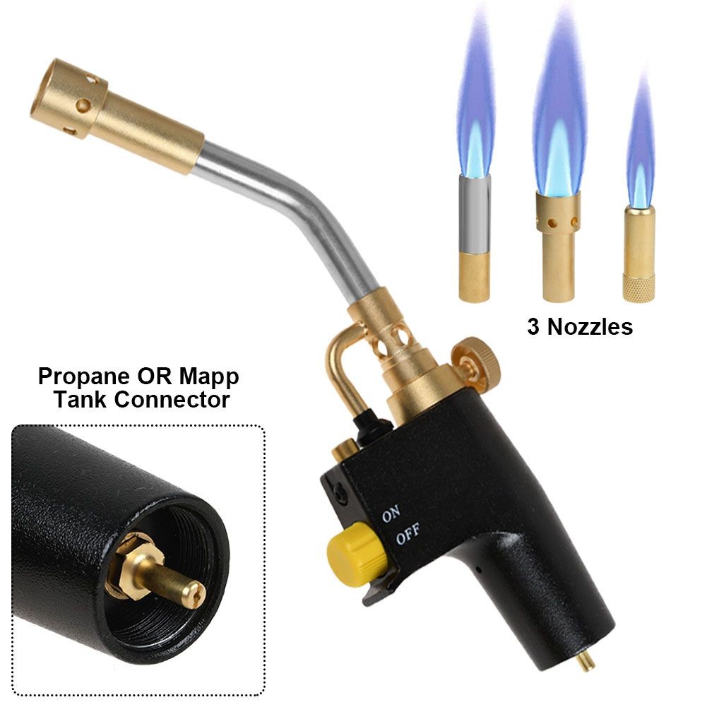 TS8000 Propane Blow Torch Kit Welding Brazing Welding Soldering Mapp Gas Map New
