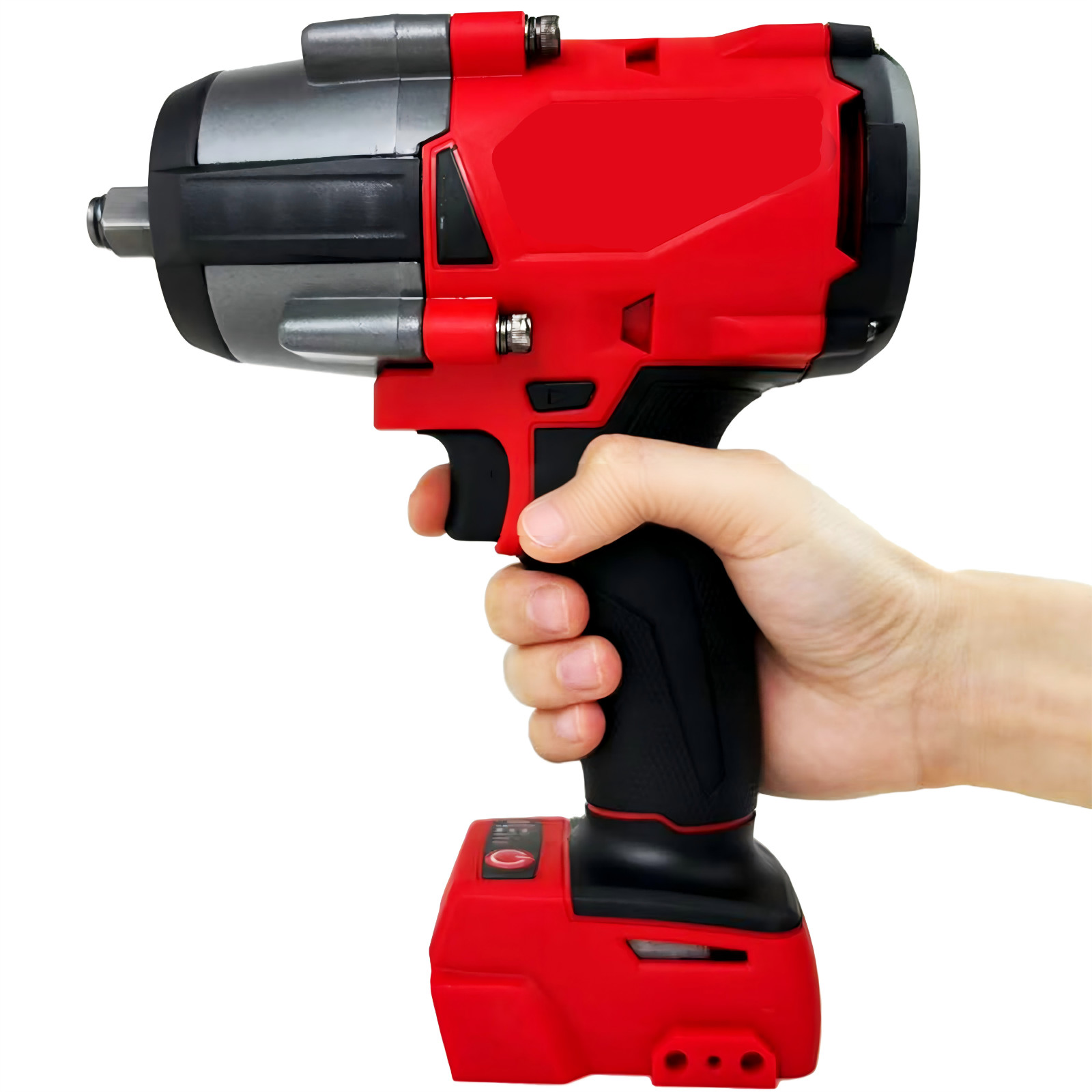 1600N.m Cordless Electric Wrench 1/2 Car Truck Repair Screwdriver Impact Wrench