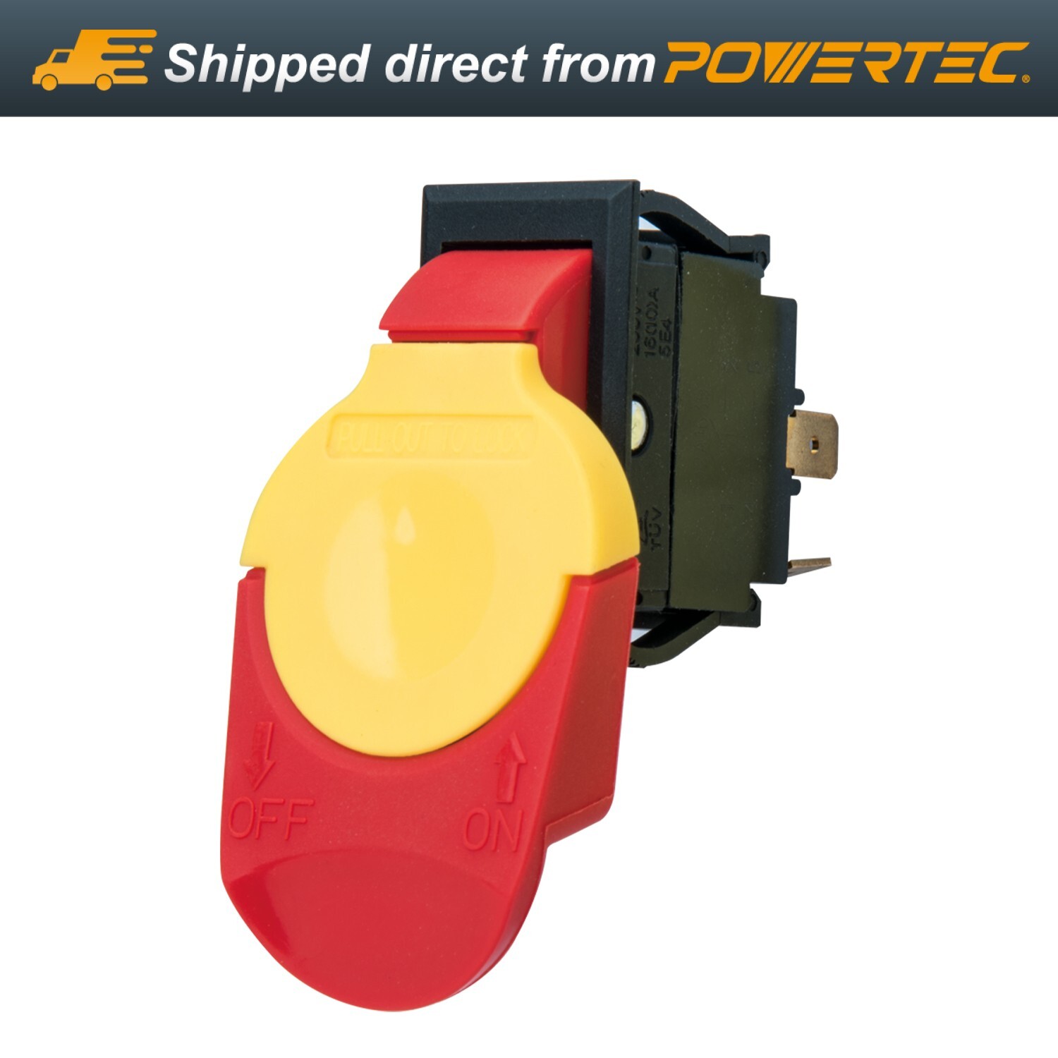 POWERTEC 71390 Safety Paddle Switch – Dual Voltage 110/ 220v Smart Switch