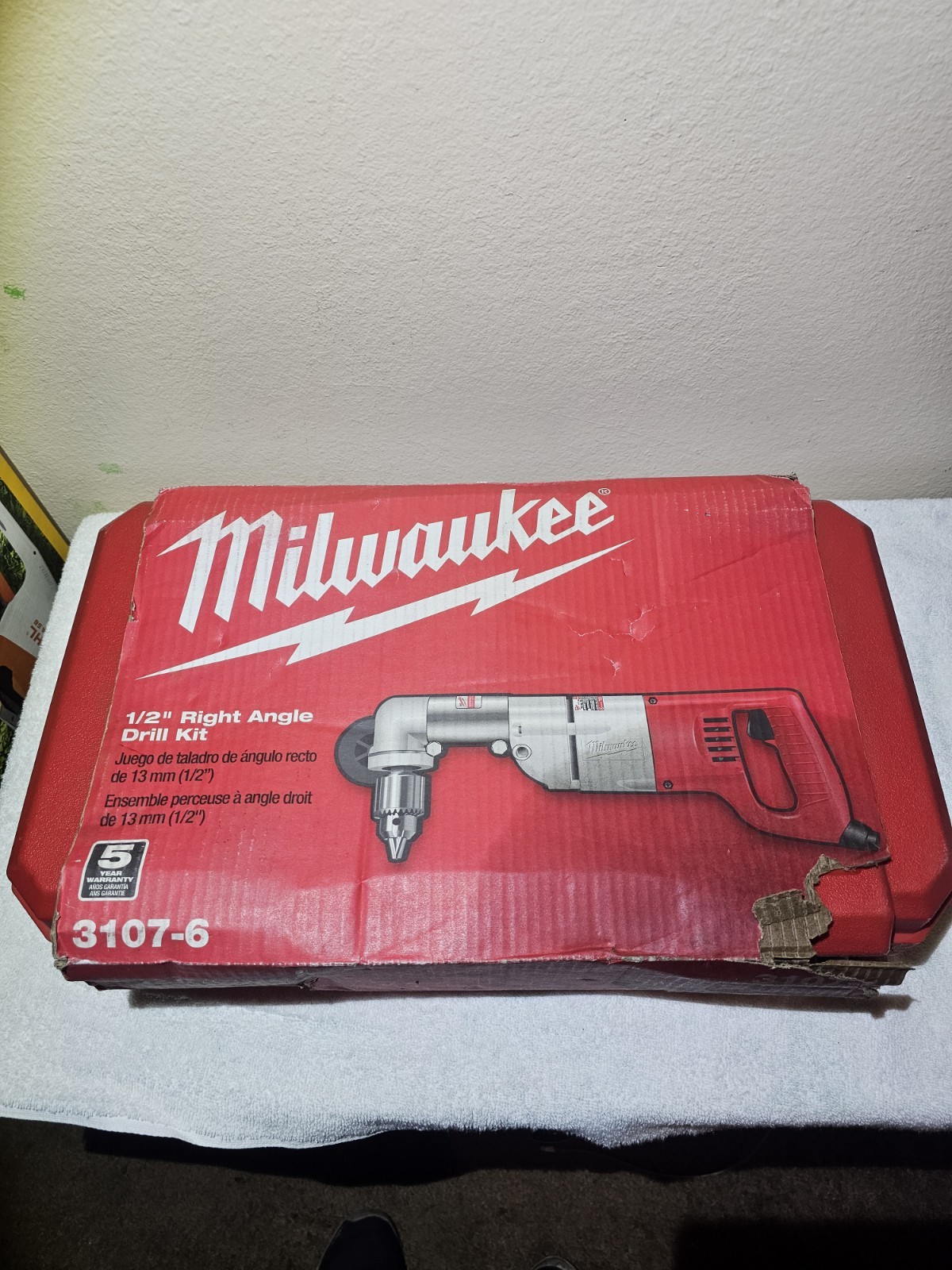 Milwaukee 3107-6 Angle Drill 1/2 Inch Heavy Duty