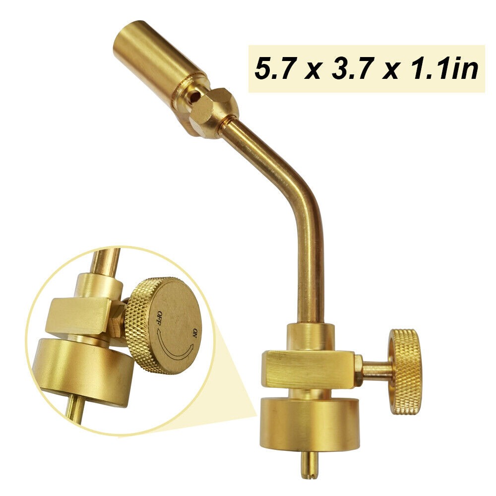 Brass Pencil Flame Torch Head Kit Gas Welding Torch for MAPP MAP Propane US