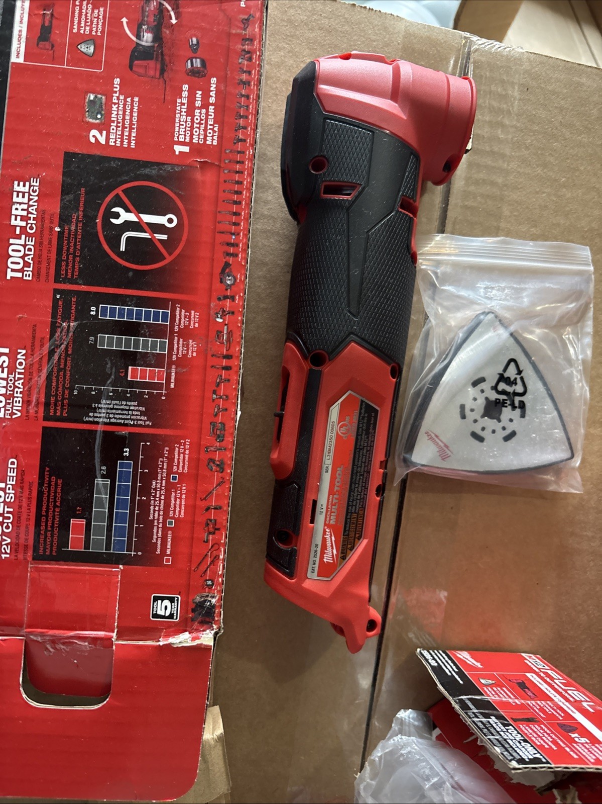 Milwaukee 2526-20 12V Oscillating Multi-Tool