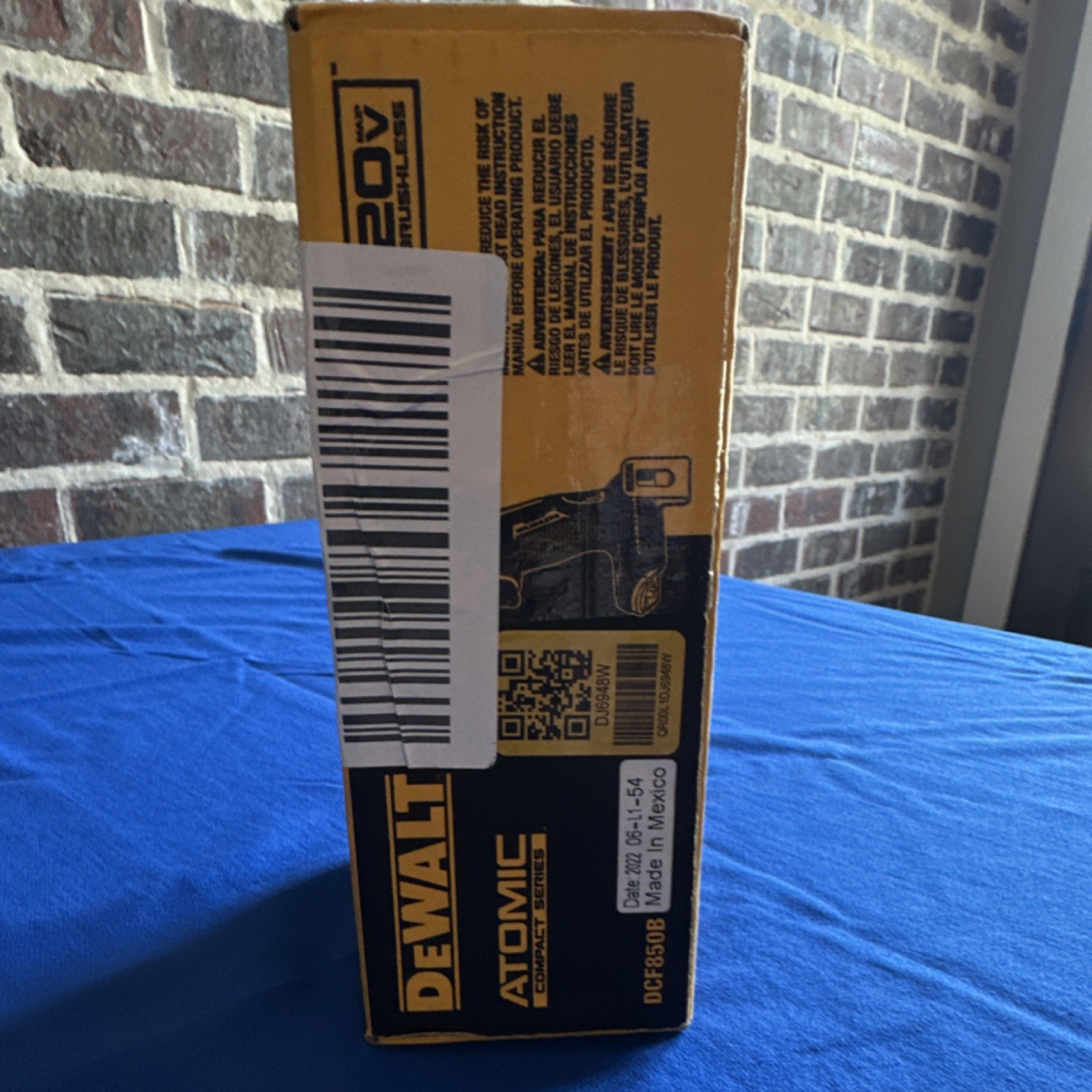 DEWALT ATOMIC Compact DCF850B 20V Brushless Heavy Duty Impact Driver