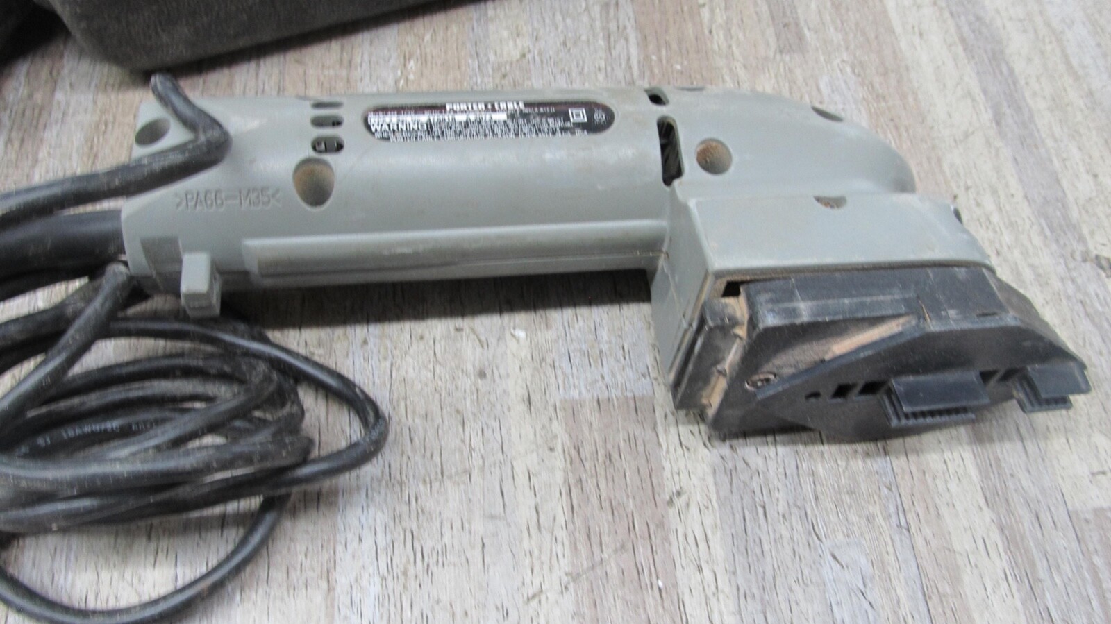 Porter Cable USA Profile Sander Model 444 W/ Original Case SOME ACCESSORY
