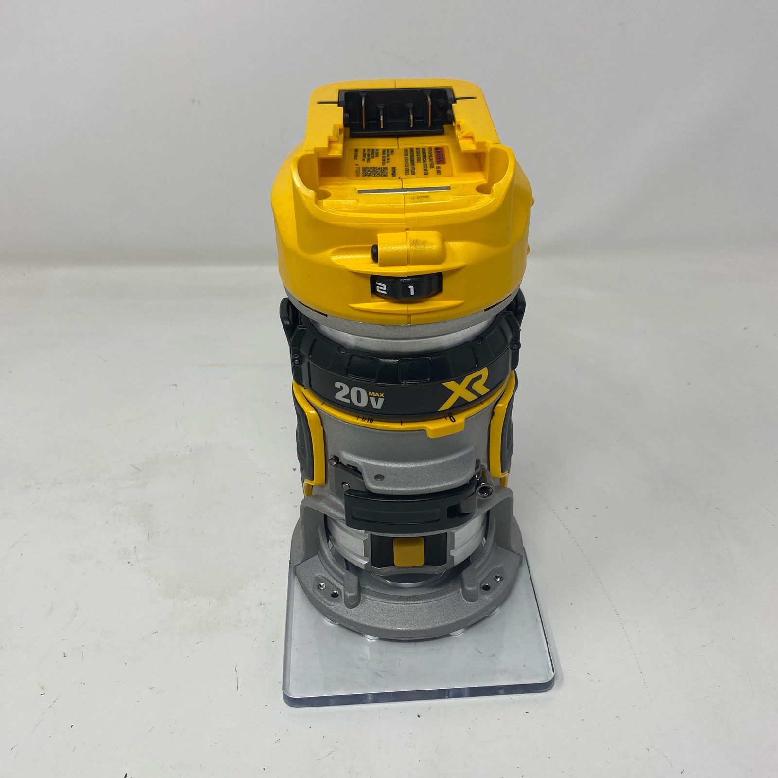 DEWALT 20V MAX XR 1/4in Compact Router DCW600B – Tool Only, Yellow/Black
