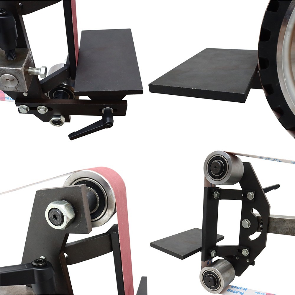 110V Belt Grinder Sander 2×70.86&Prime; Various Speed Sander for Arc/Flat/Concave