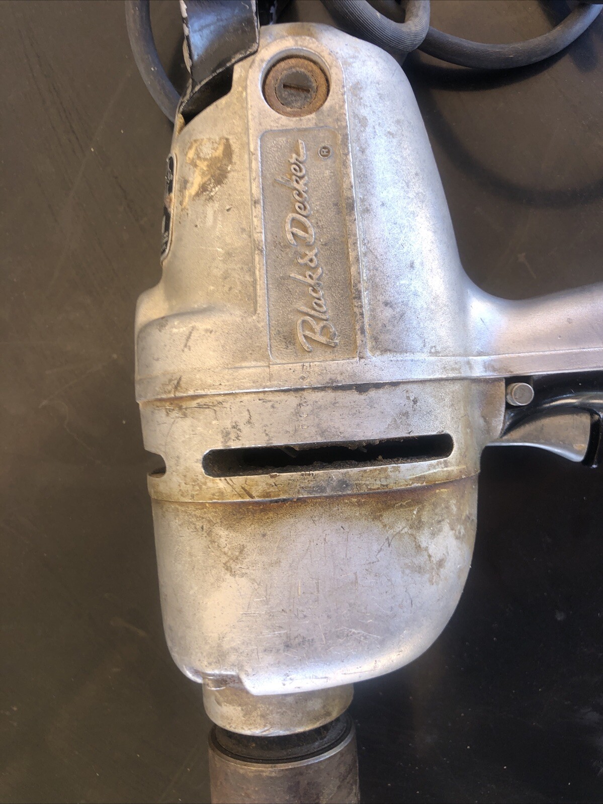 Vintage Black & Decker Type-F Cat. No. 679 1/2” Special Drill + Chuck Key Good