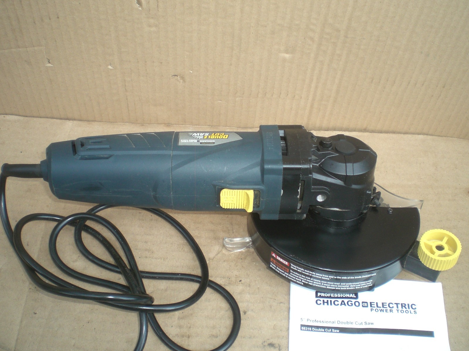 Chicago Electric Professional Double Cut Saw 68316
