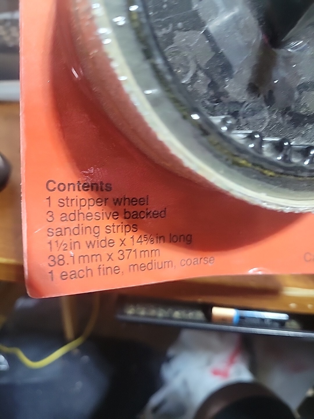 3M 9122 DRILL MOUNT PAINT & RUST STRIPPER BRUSH