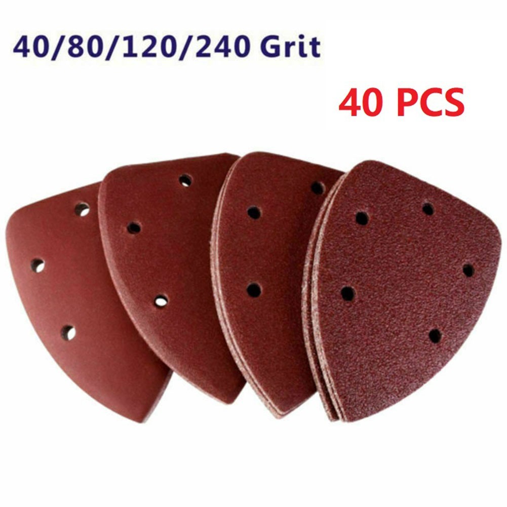 Sandpaper Sander Pads 140*90mm Detail Palm Polishing 40-240 grit Aluminium Oxide