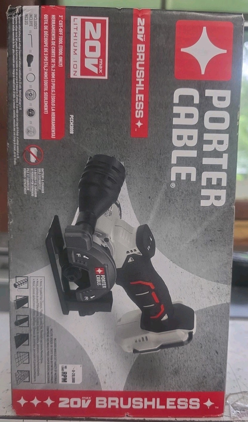 Porter-Cable PCCM300B 20V MAX Brushless 3-inch Cut-Off Tool (Tool Only)