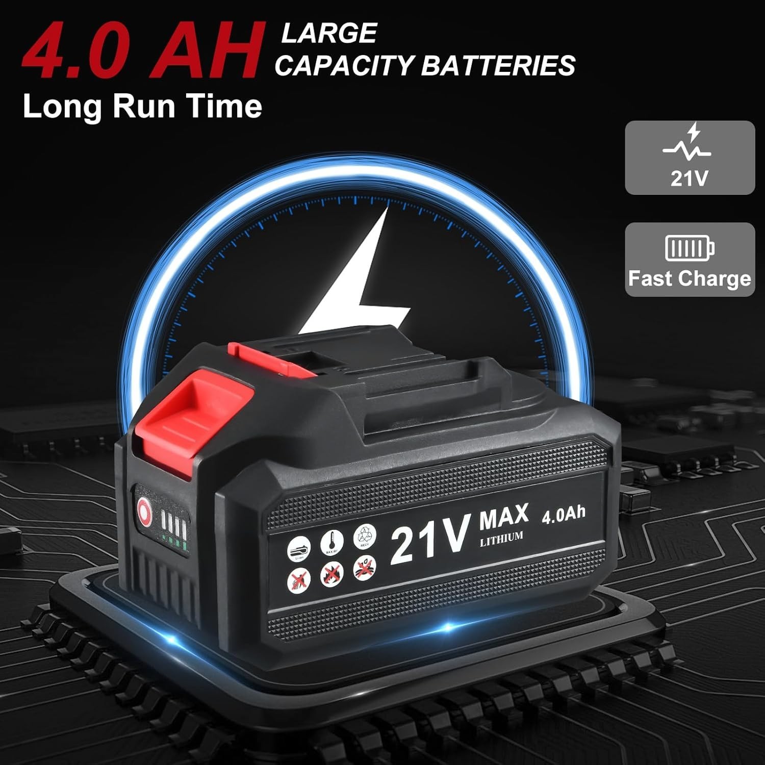 Powerful 1/2 Inch Electric Impact Driver – 450Ft-lbs Torque for Auto Repair
