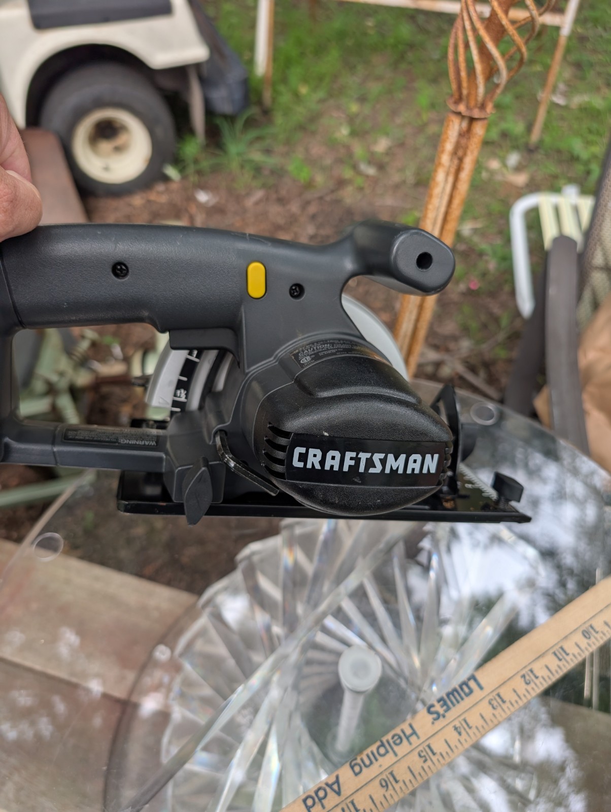 Sears Craftsman 18.0V 5 1/2&Prime; Trim Saw Jobsite With Blade Tool Only