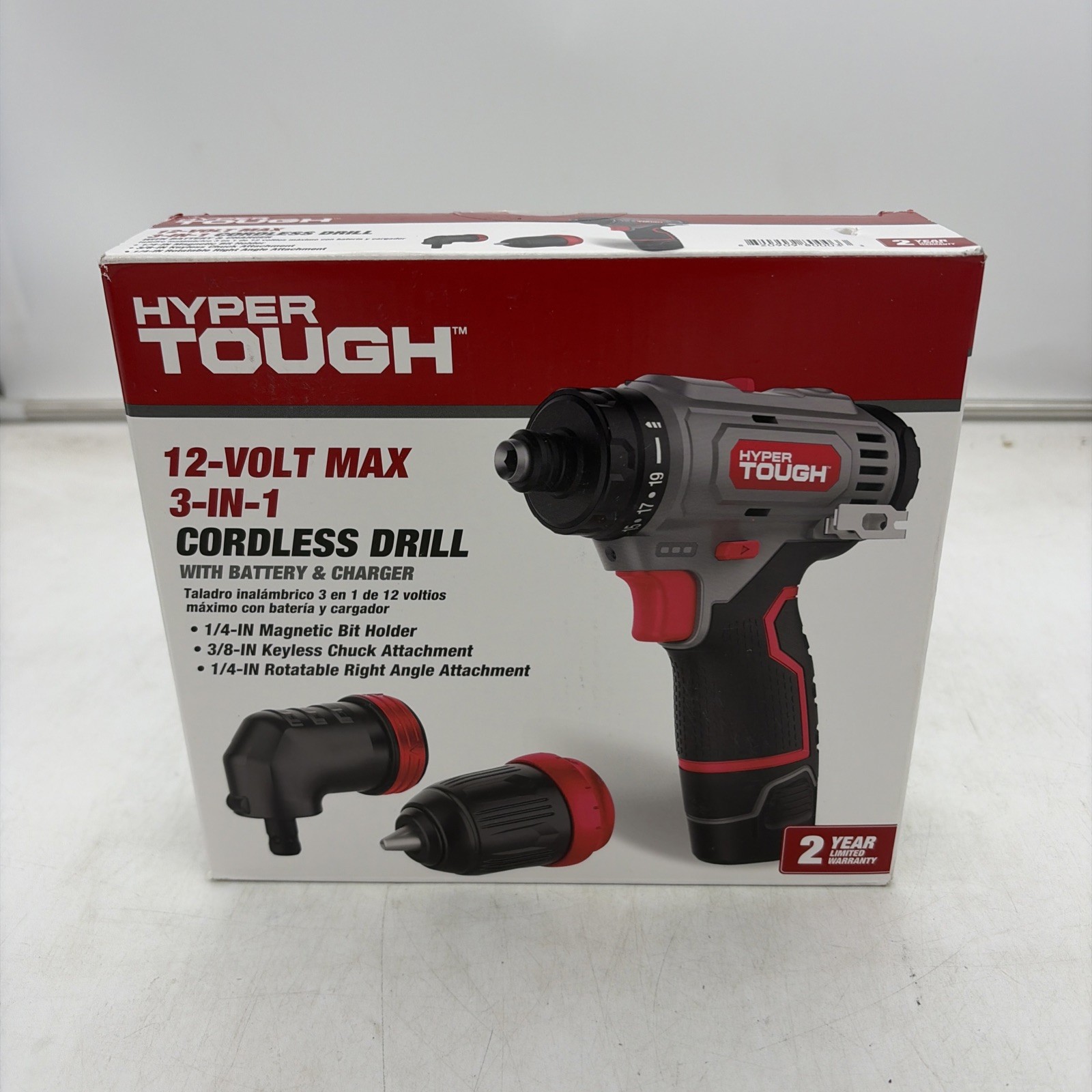 12V Max Lithium-Ion 3-in-1 Multi-Head Power Drill Set with 1.5Ah Battery