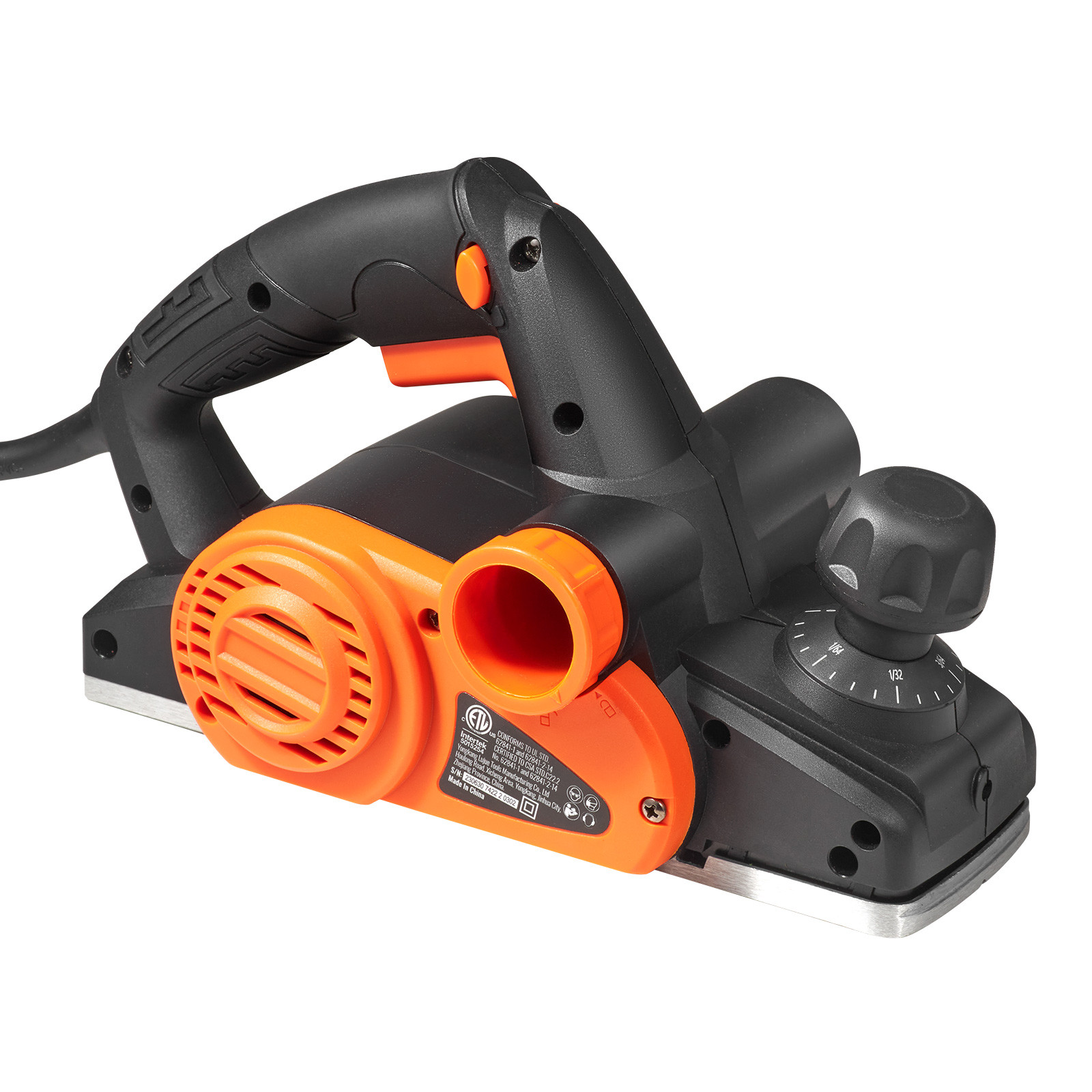VEVOR Hand Planer Corded Electric Hand Planer 3-1/4&Prime; 16500 RPM Woodworking DIY