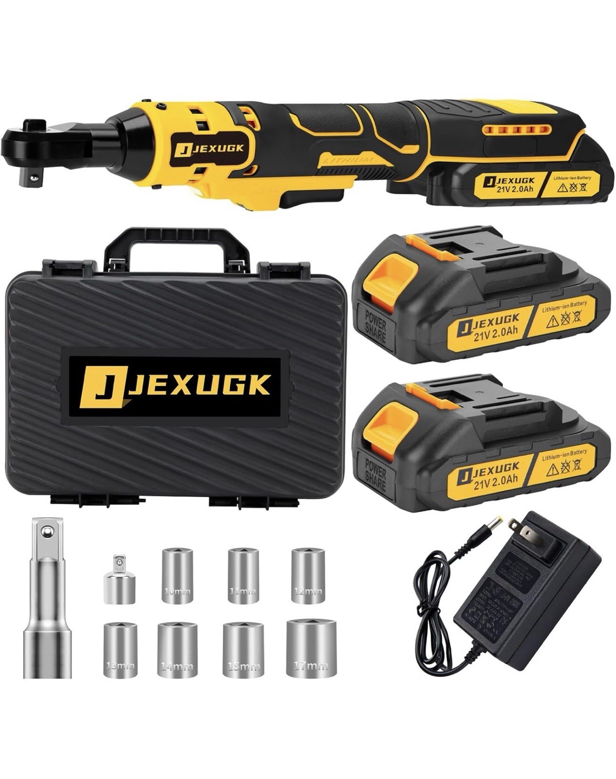 Ratchet Wrench 21V Cordless 3/8&Prime; » Set,