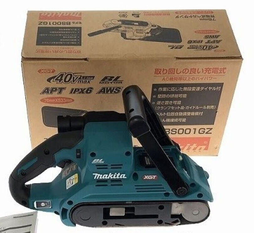 Makita BS001GZ 40V Max Brushless 76mm Belt Sander Tool Only