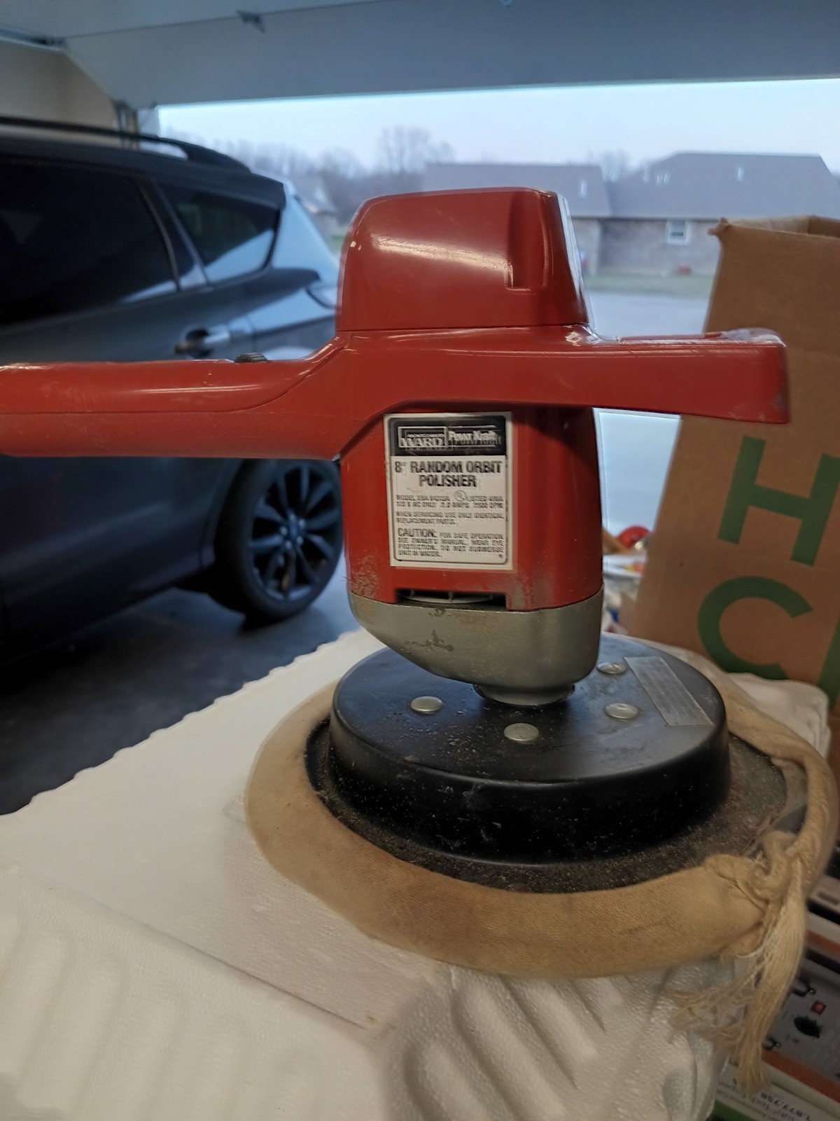 Montgomery Ward Powr-Kraft Orbital Sander TPC8149A 2.3 Amp Vintage Power Tool