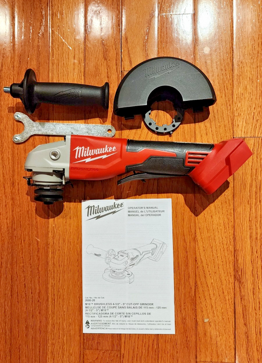 Milwaukee 2686-20 18V 5in Grinder w/ Paddle Switch (Tool Only)