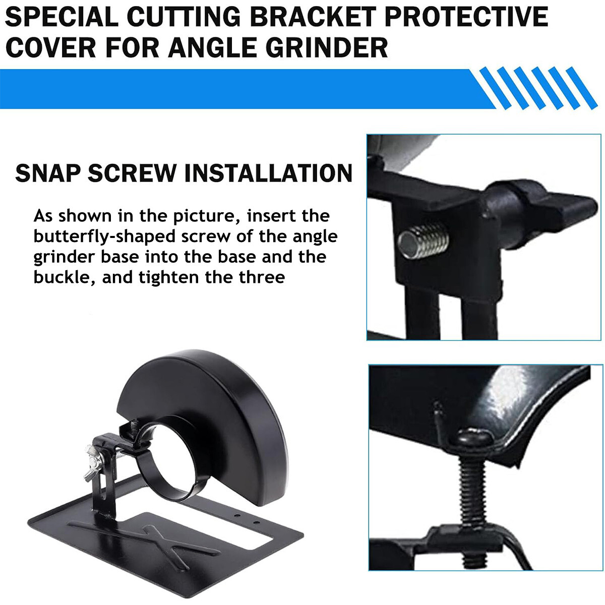 1pc New Special Cutting Bracket Protective Cover For 100-125mm Angle Grinder