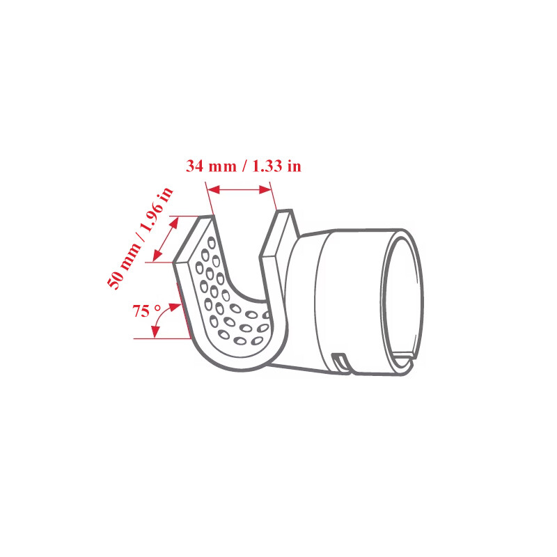 Weldy Sieve Reflector Nozzle Ø 31.5mm/1.25in for Wedly Heat Guns Nozzle
