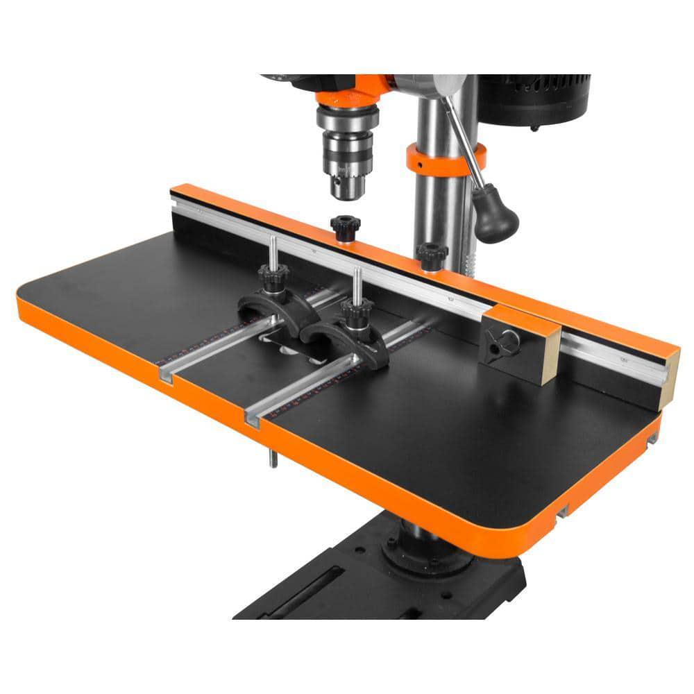 Wen 24 in. x 12 in. Drill Press Table with an Adjustable Fence and Stop Block