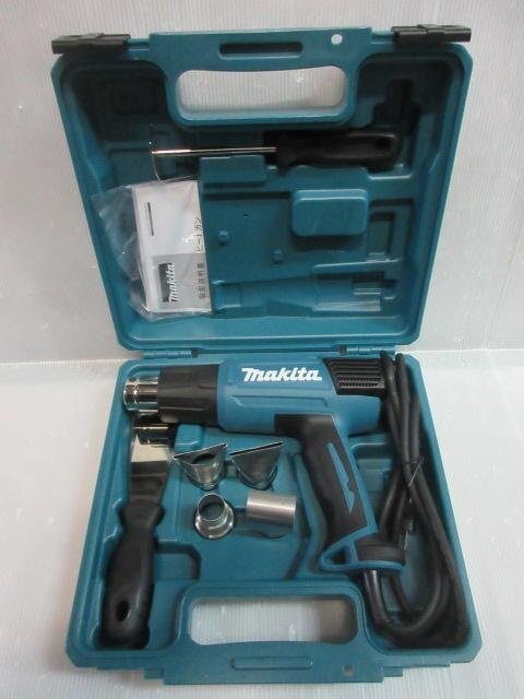 Makita HG6031VK Variable Temperature Heat Gun Power Cord W/ Case Nozzle Scraper