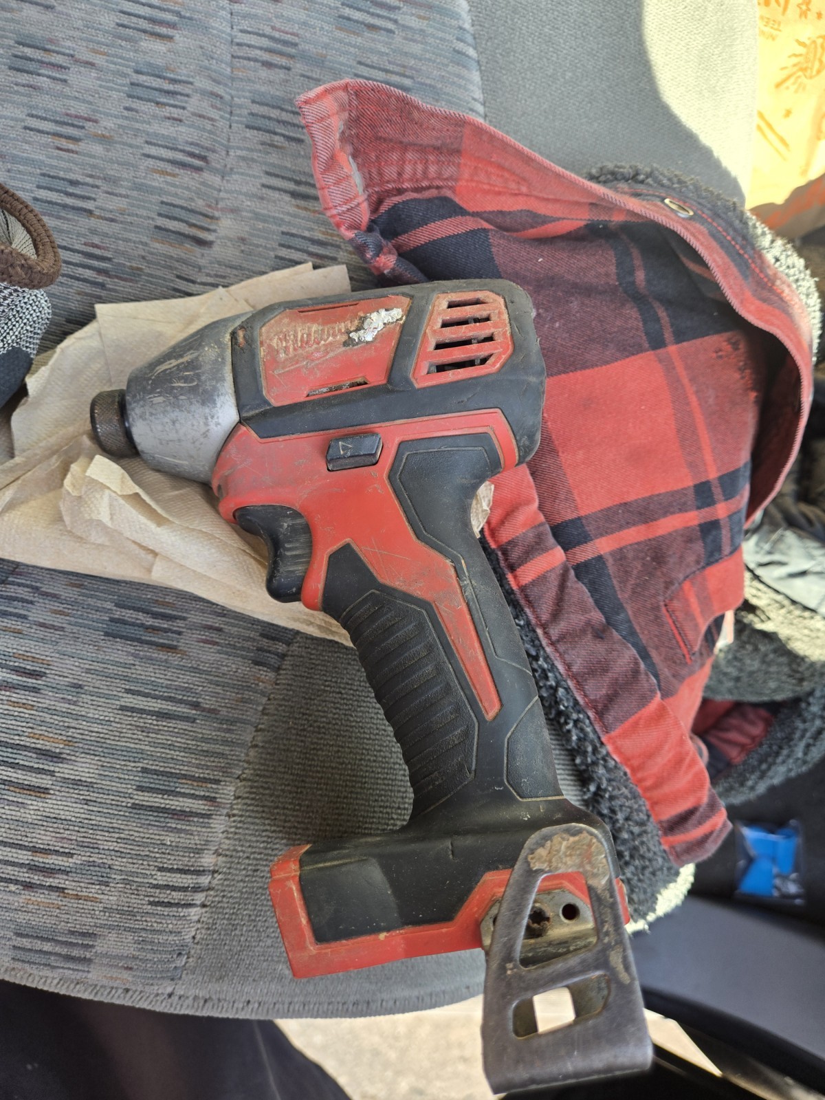 Milwaukee Impact Driver Red Black Hex Quick Change Compact Lightweight