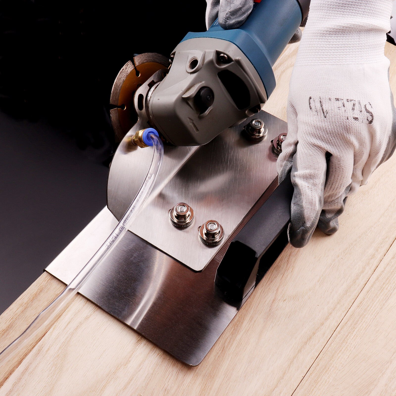 45 Degree Tile Chamfering Tool, Angle Grinder Stand Fixed Holder for 45° Cutting