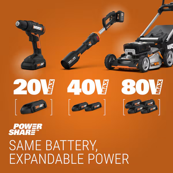 WORX Nitro WX272L.9 20V 1/2&Prime; Brushless Impact Wrench 222 ft-lbs Tool Only