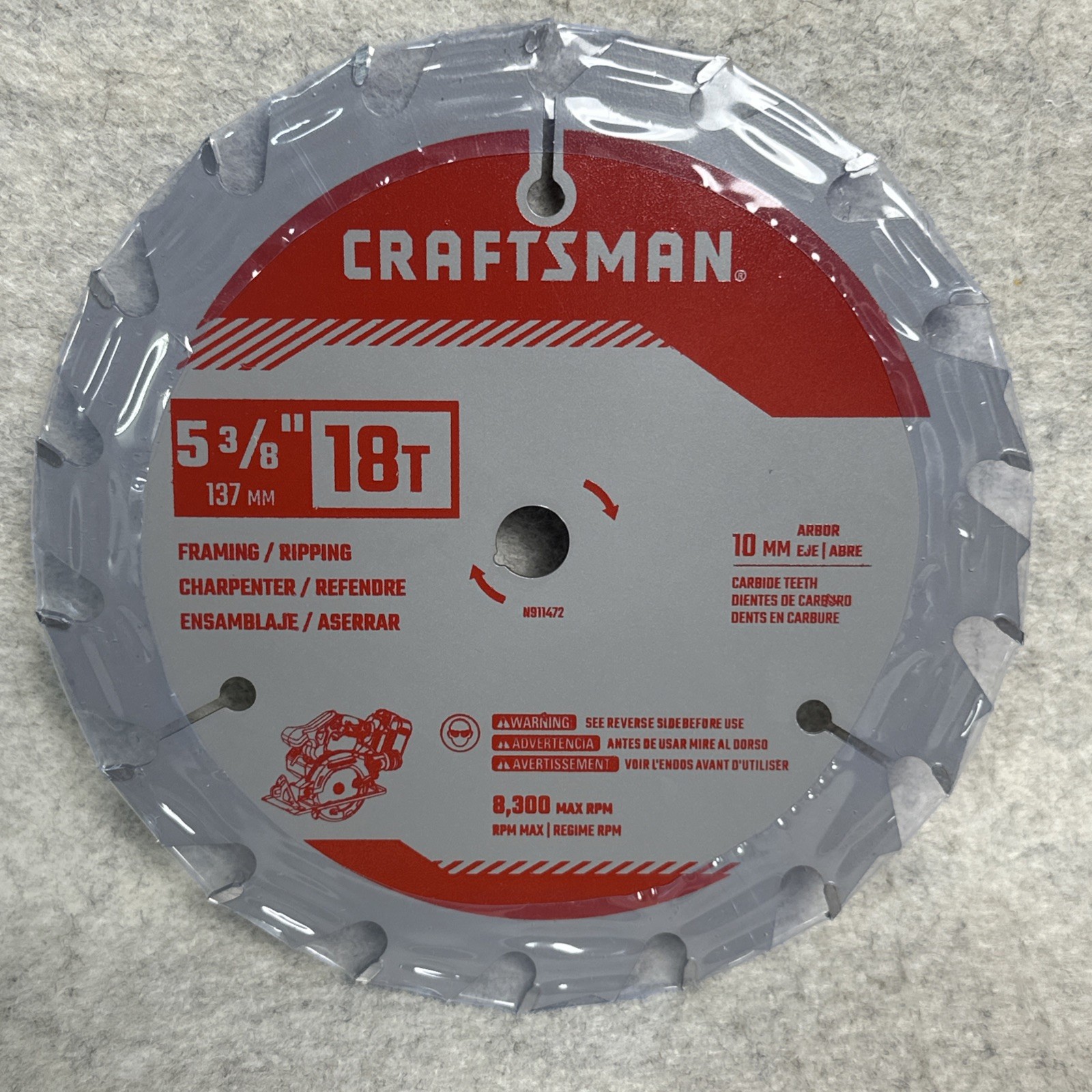Craftsman 20V Cordless 5&Prime; Circular Saw W/Blade CMCS505 New Free Ship