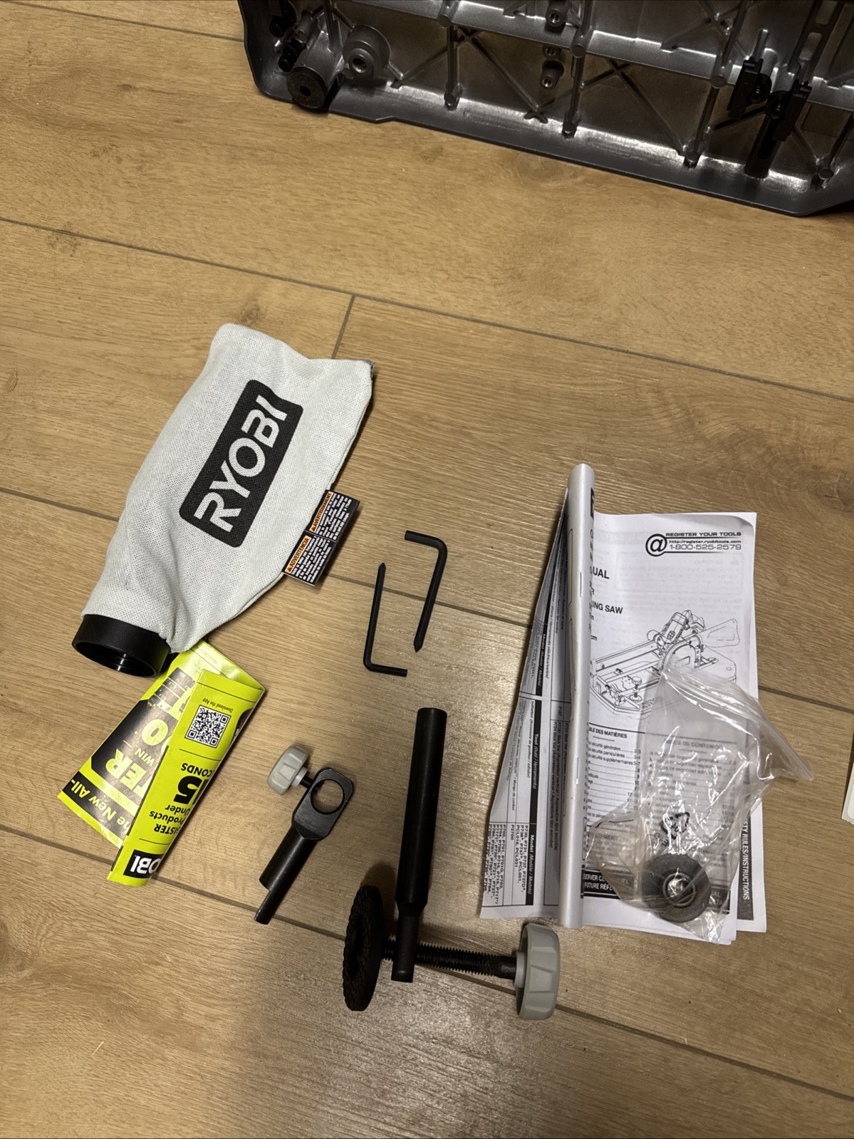 MISSING PARTS RYOBI ONE+ 18V 5.5in. Cordless Flooring Saw with Blade (Tool Only)