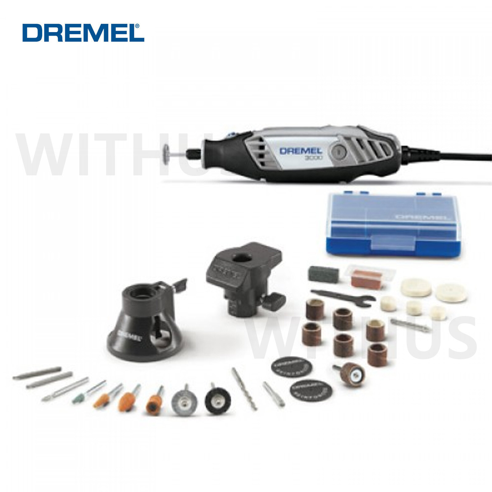 Dremel 3000-2/30 Rotary Tool Kit 10000-33000 RPM Accessories Set 220V – Tracking