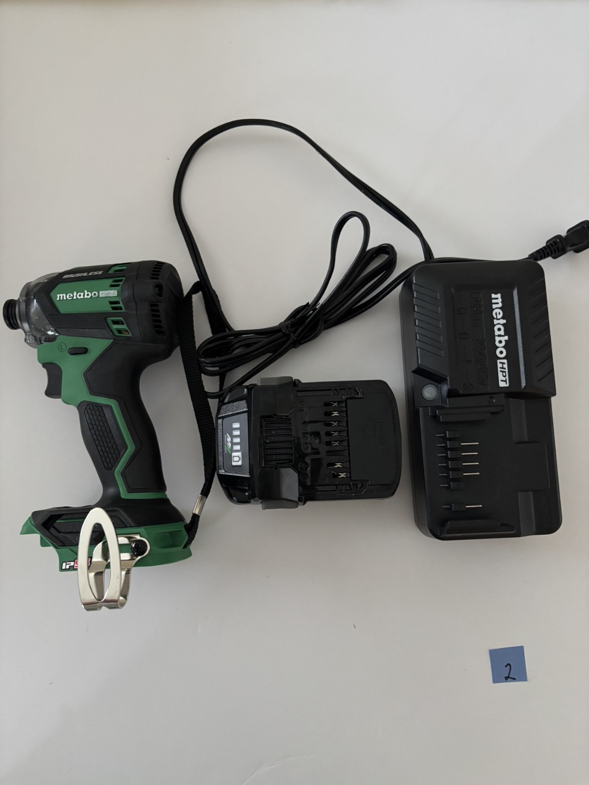 Metabo WH18DC 18V Cordless Triple Hammer Bolt Impact Driver Kit Multivolt Battry