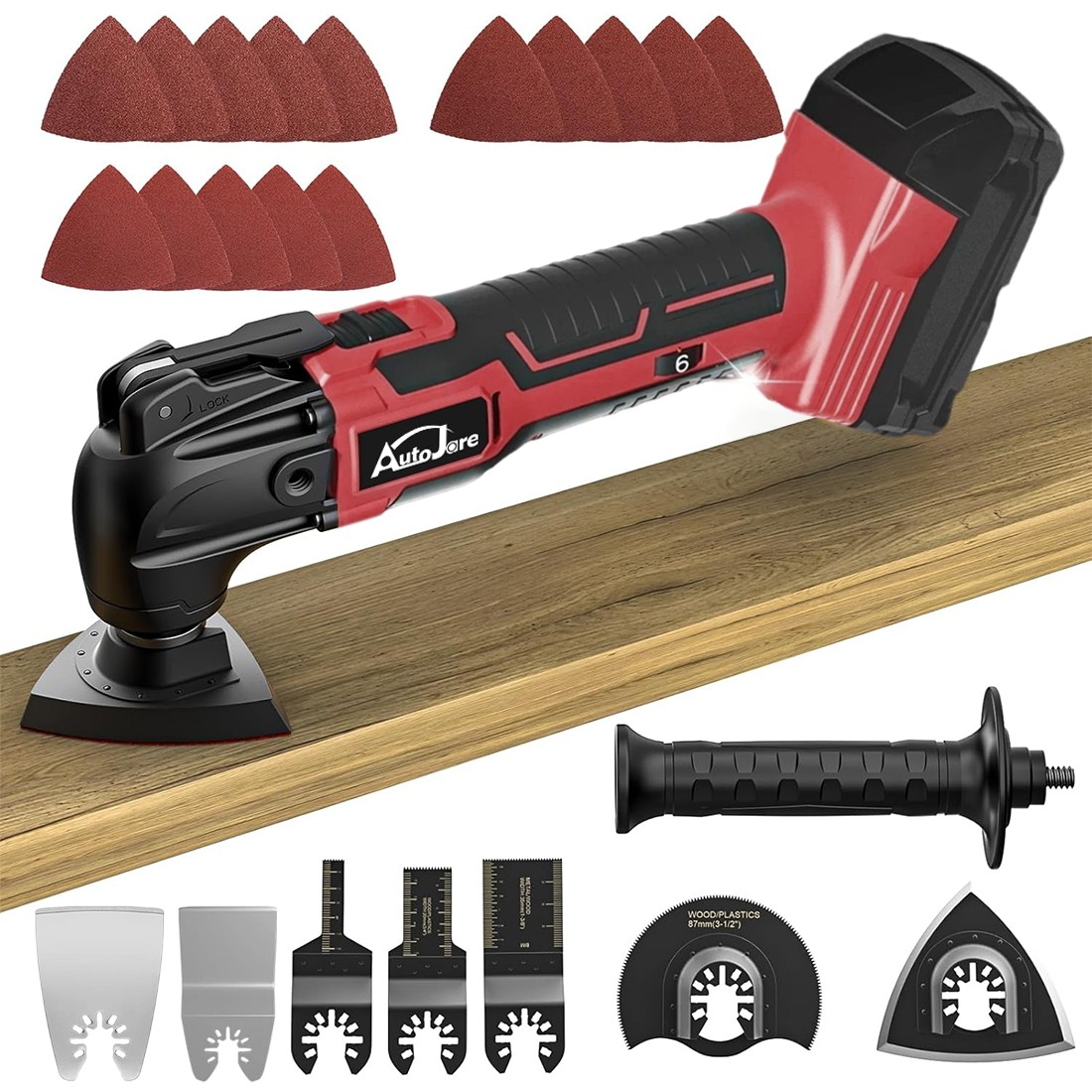 For Milwaukee 18V Battery Cordless Brushless Oscillating Multi-Tool