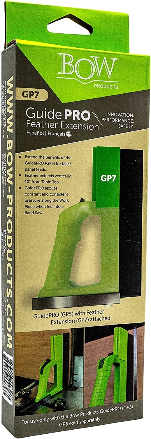 Feather Extension Kit GP7 – Adds 4 Inches to GuidePRO GP5 Featherboard for