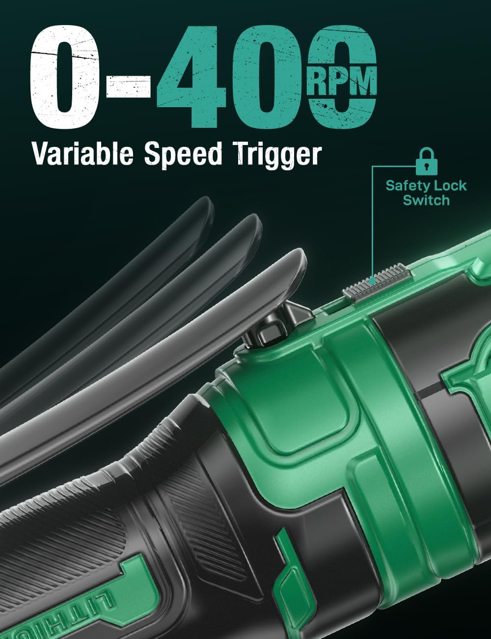 KIMO 20V Cordless Ratchet Wrench 1/2&Prime;, 74Ft-Lbs 400RPM Electric Ratchet Wrench S