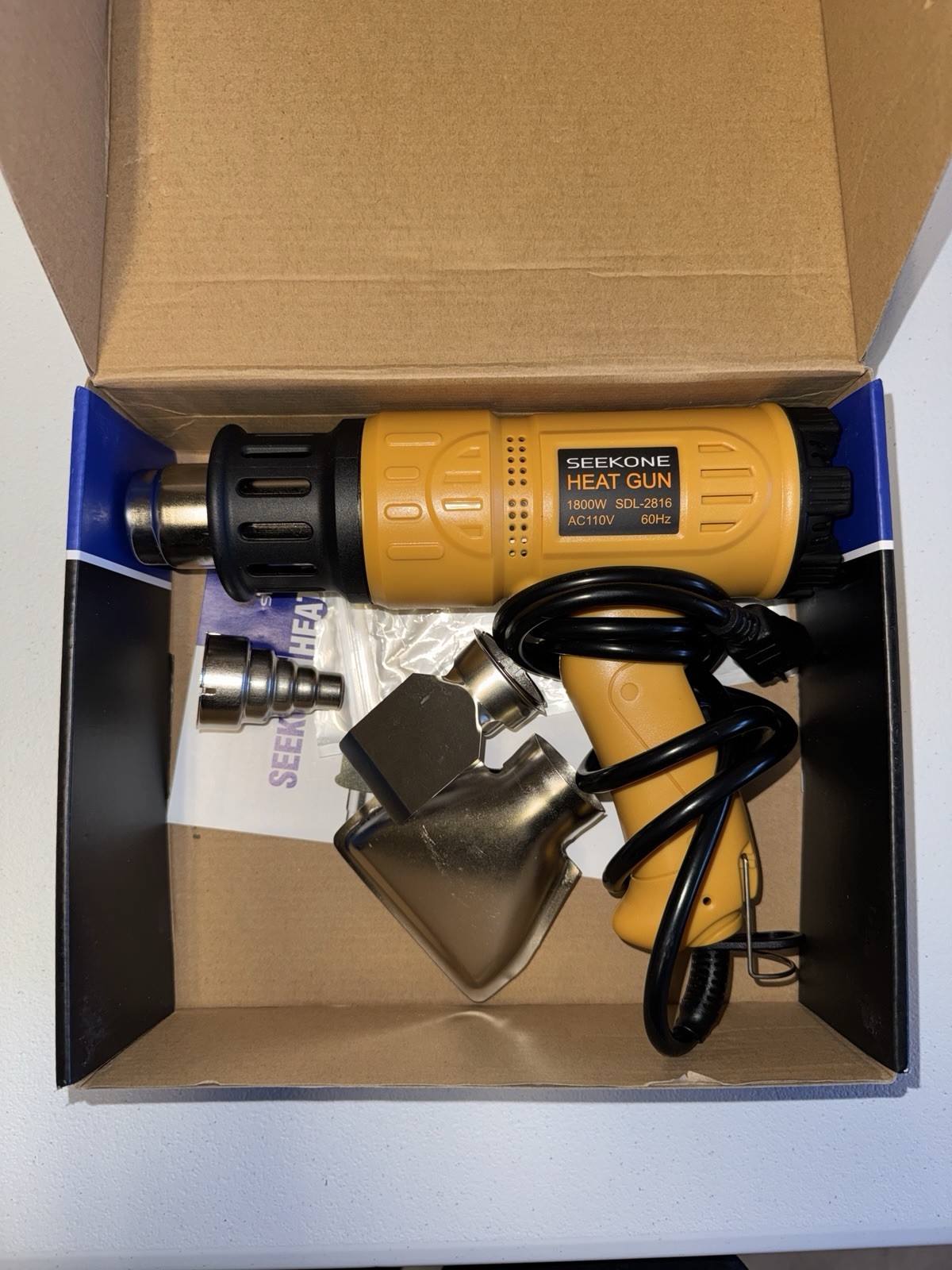 SEEKONE 1800W Heavy Duty Hot Air Gun Kit