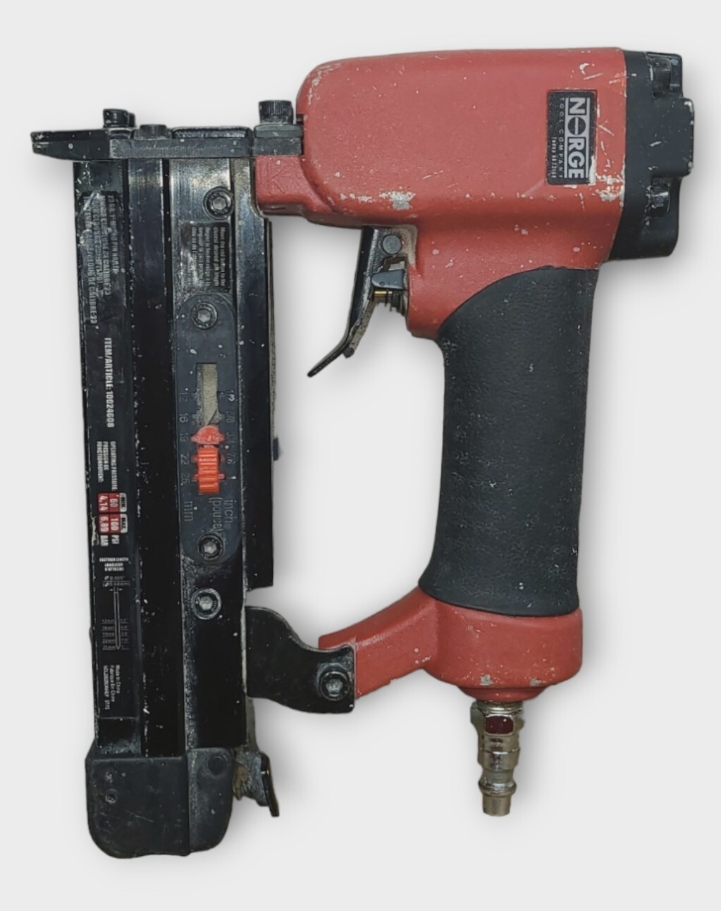 23 Ga. 1” Micro Pin Nailer Norge Tool Company.