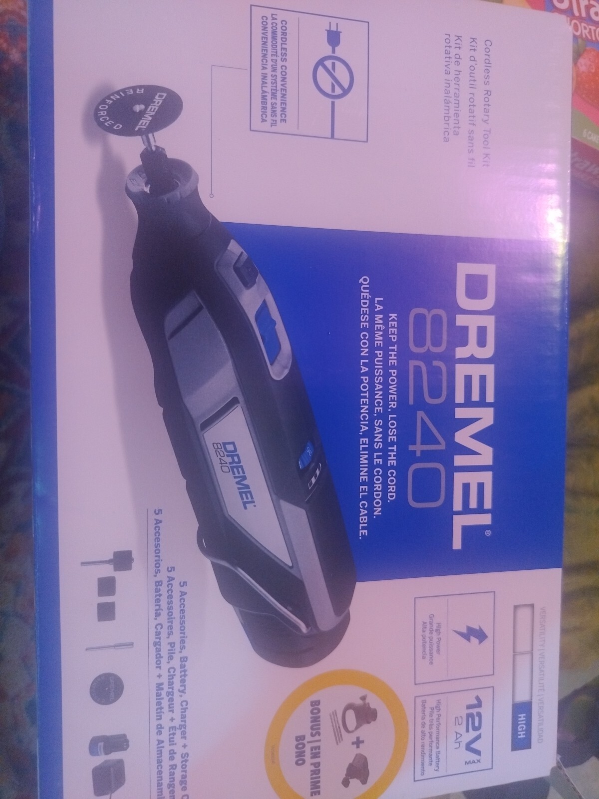 Dremel 8240 12V ‎5000 RPM Cordless Rotary Tool Kit – Black