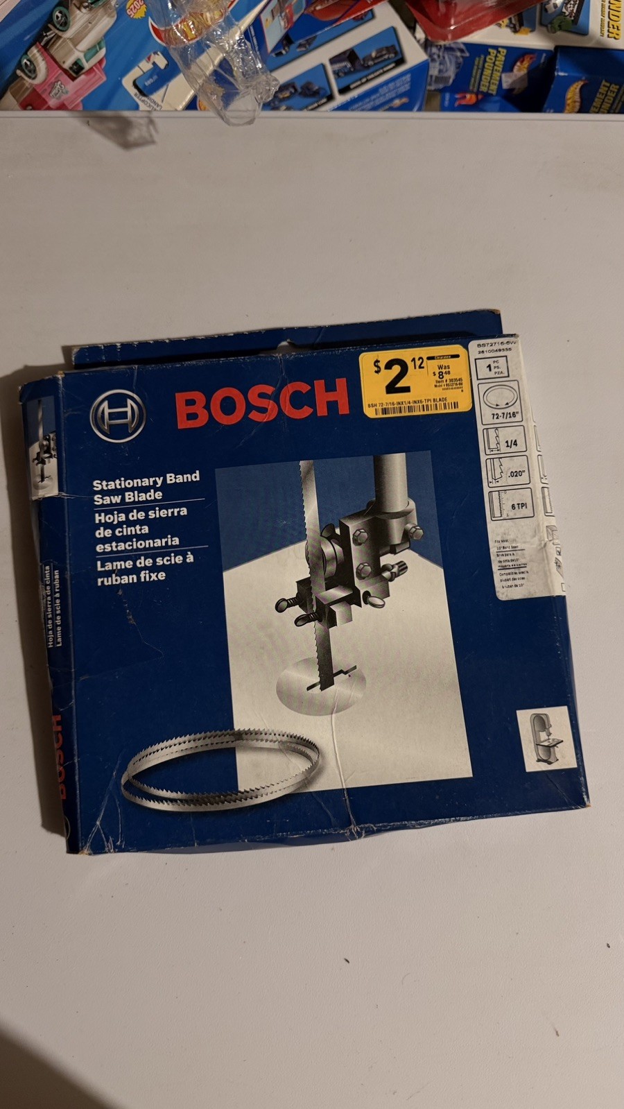 Bosch Stationary Band Saw Blade BS9312-18M 93-1/2” 18TPI For 14” Band Saws {UU}