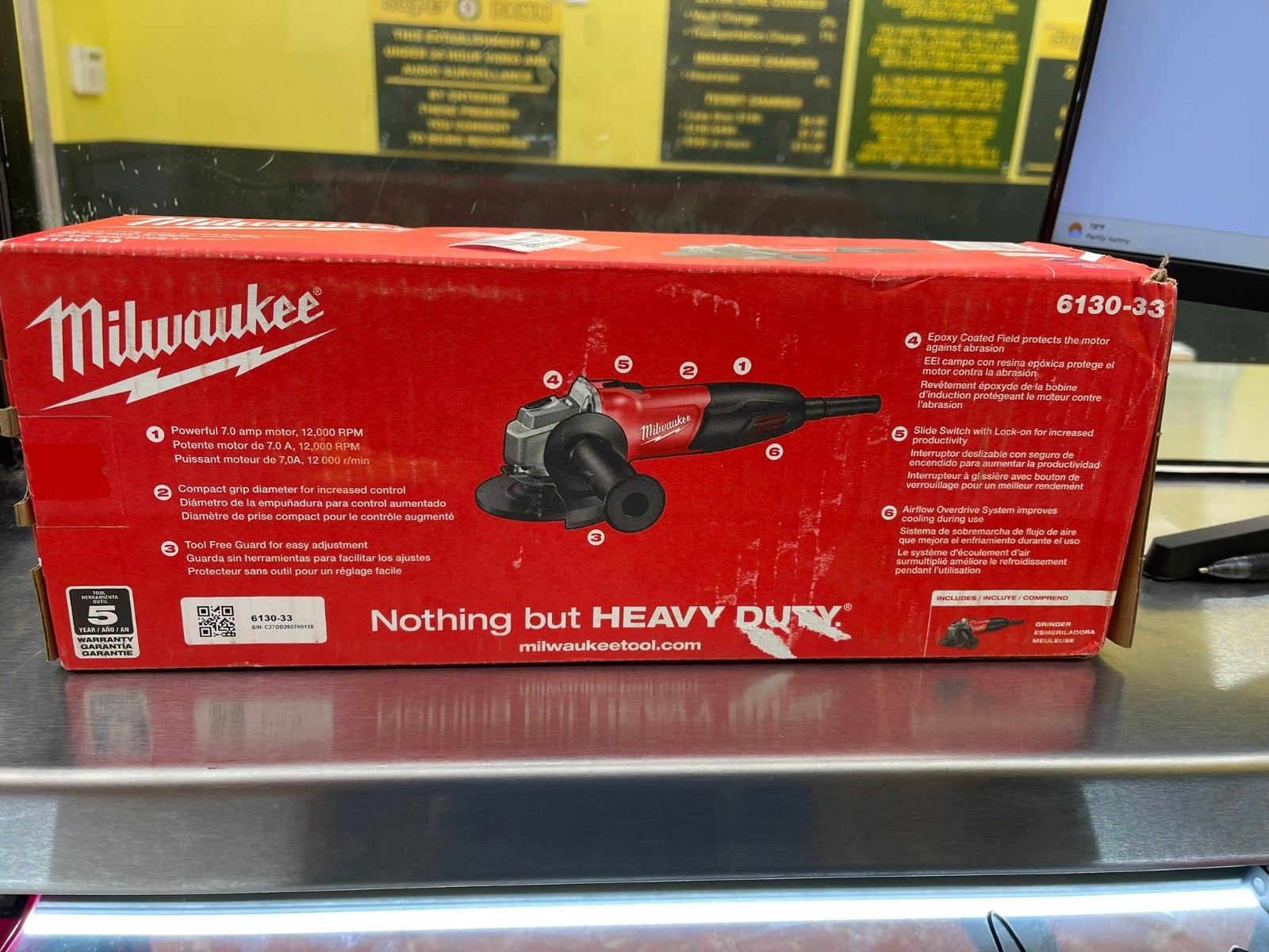 Milwaukee 6130-33 4-1/2” (115mm) Small Angle Grinders BRAND NEW!!!!
