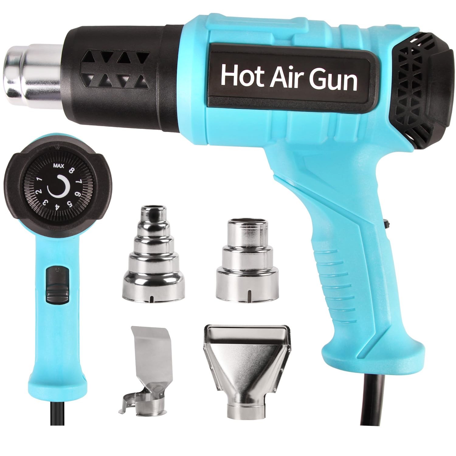 2000W Variable Heat Gun 140F1100F Hot Air Tool Heavy Duty Crafting Shrink Tubin